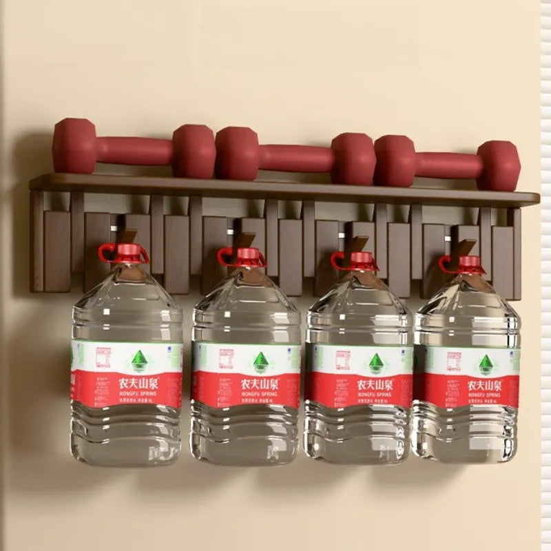 Piano Key Wall Mounted Wooden Wall Coat Rack