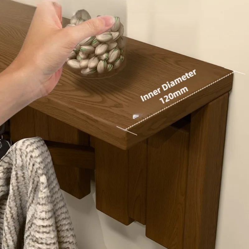 Piano Key Wall Mounted Wooden Wall Coat Rack