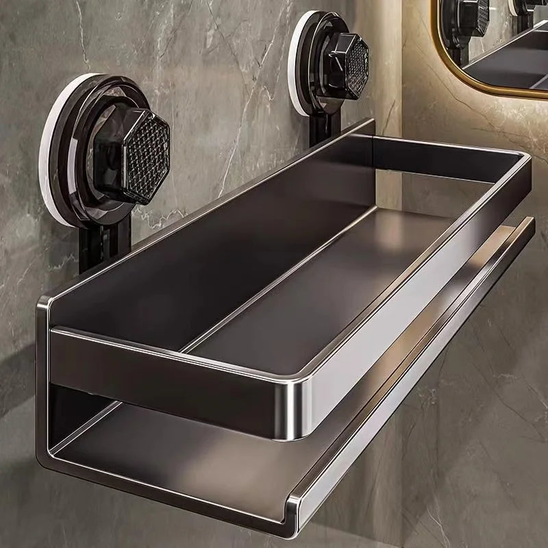 Wall-mounted Bathroom Shlef Suction Cup Shower Shelves