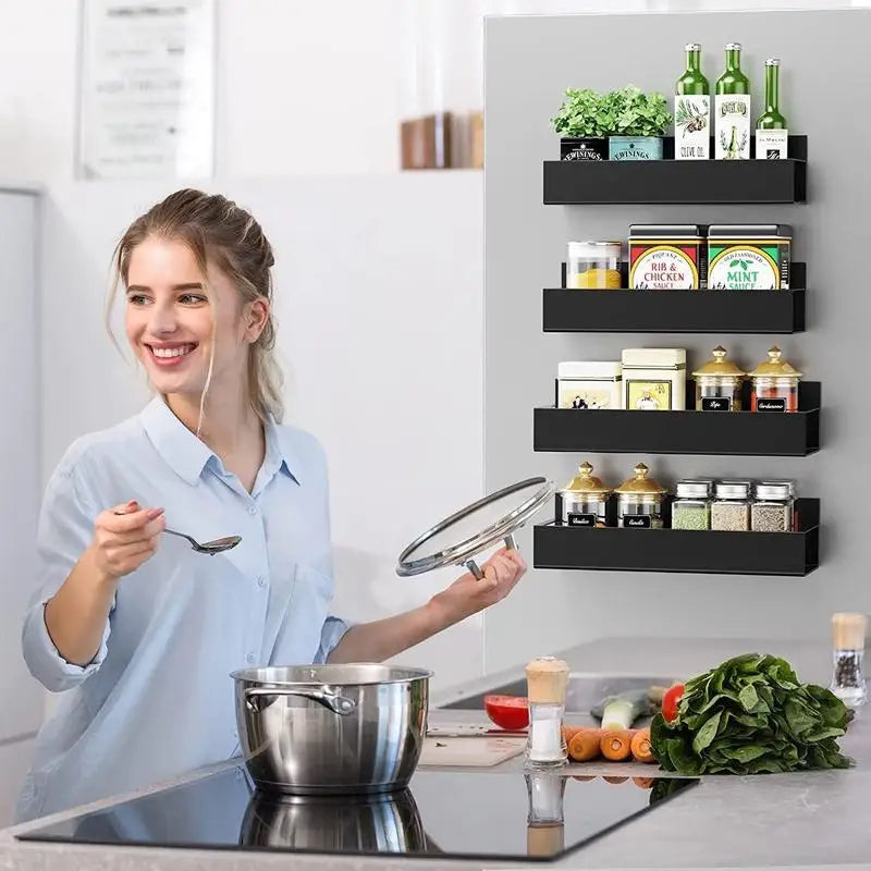 Magnetic Spice Rack for Refrigerator