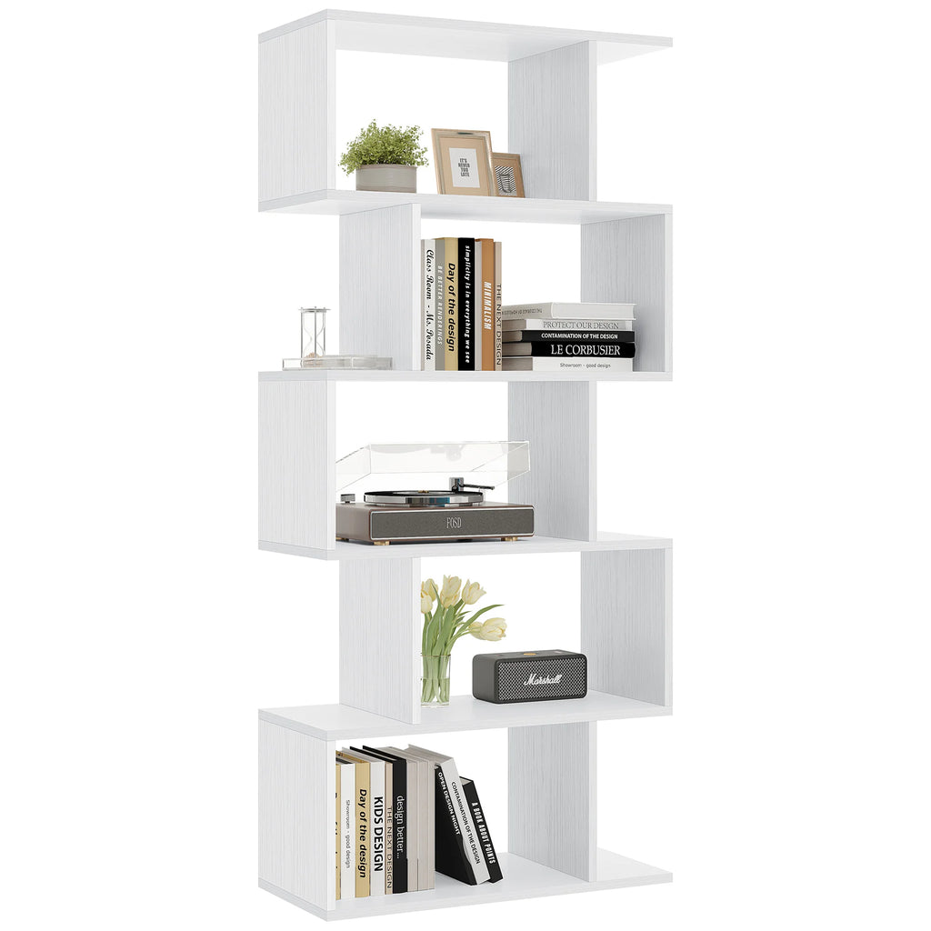 62IN Geometric Bookcase
