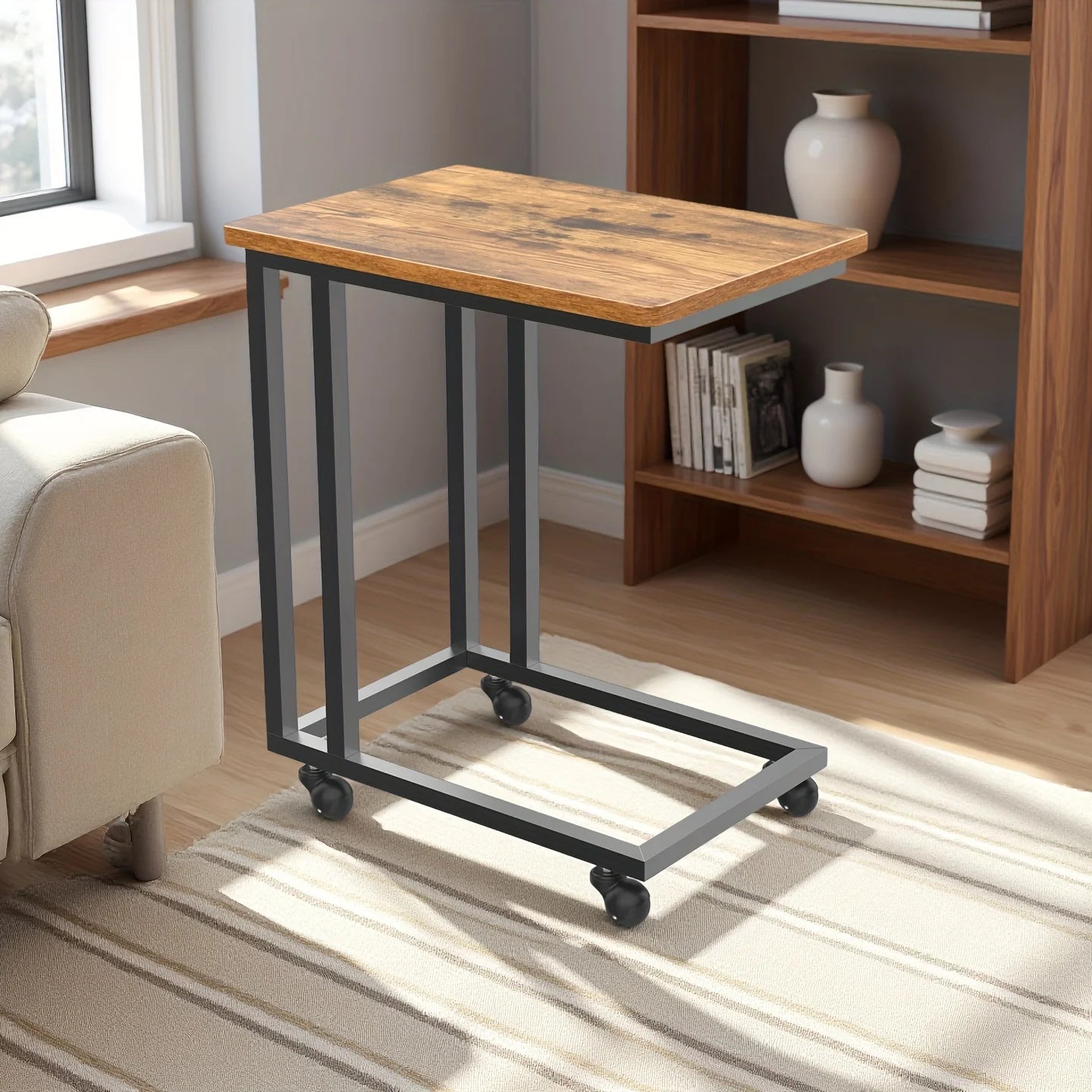 JHK Wood Sofa Table