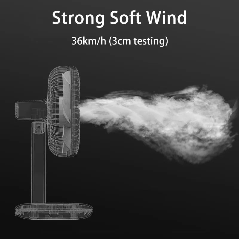 Mini USB Desktop Fan Rechargeable Air Cooling Fan