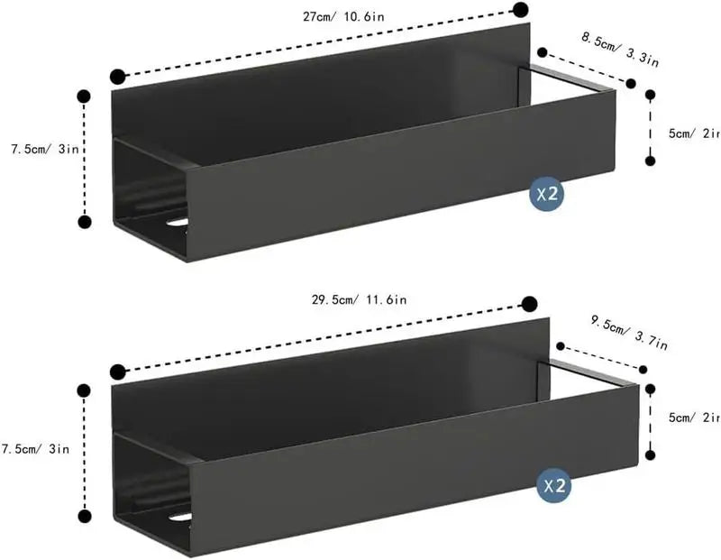 Magnetic Spice Rack for Refrigerator