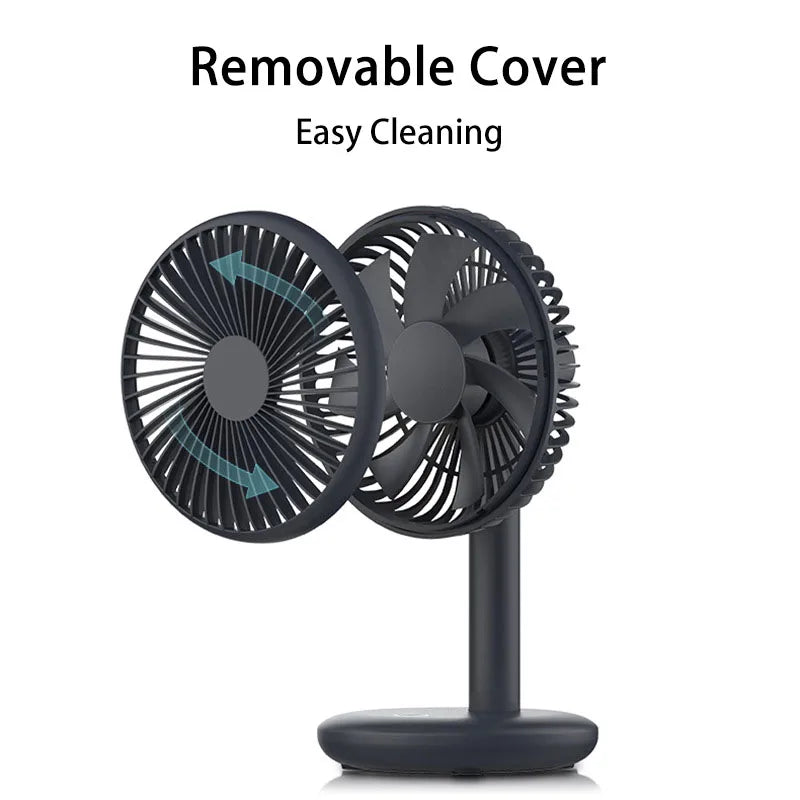 Mini USB Desktop Fan Rechargeable Air Cooling Fan