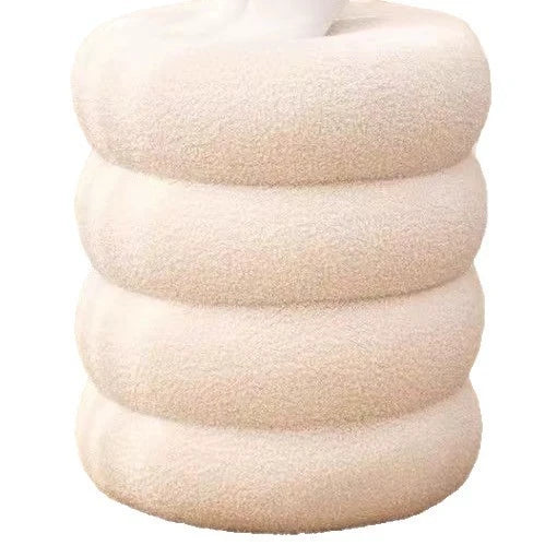 Lamb Fleece Makeup Stool