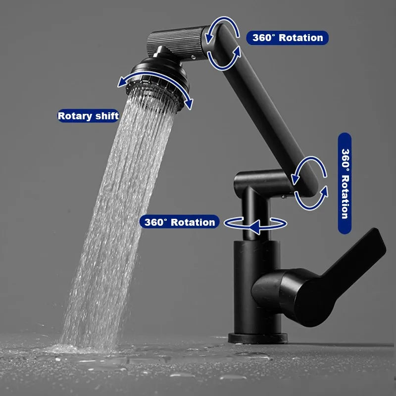 Stainless Steel Universal 1080° Rotary Faucet